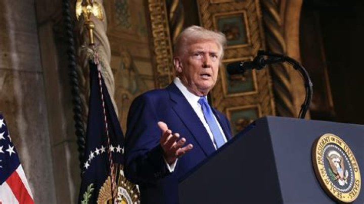 'America is going to hell', Donald Trump tells the world in Mar-a-Lago speech