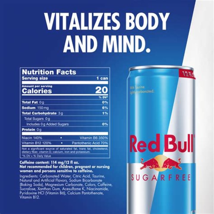 11 Sugar Free Redbull Nutrition Facts