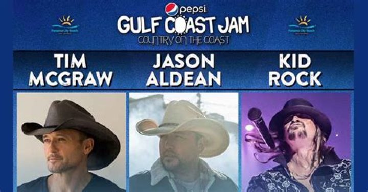 2019 Pepsi Gulf Coast Jam Lineup: Jason Aldean, Tim McGraw, and Kid Rock Headline