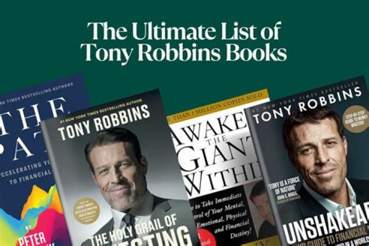 7 Best Selling Books of Tony Robbins