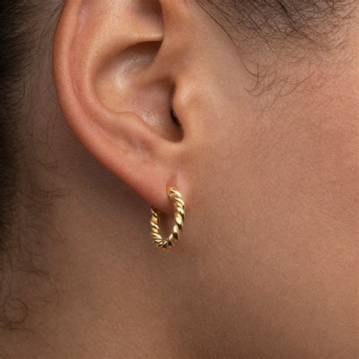 8 Croissant Gold Hoop Earrings From $8, Inspired by Hailey Bieber