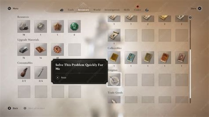 AC Mirage Solve This Problem Quickly For Me Enigma Location & Solution