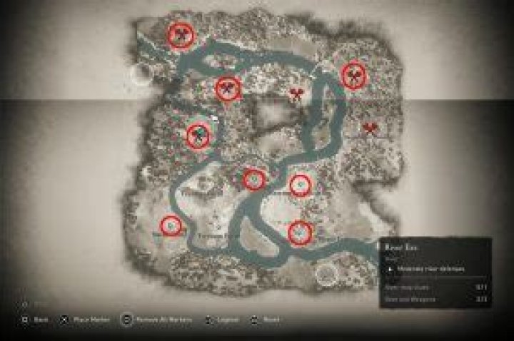 AC Valhalla River Exe Treasure Locations
