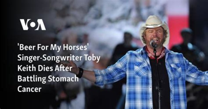 American Singer Toby Keith Is Battling Stomach Cancer