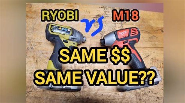 Are Ryobi and Milwaukee the same?