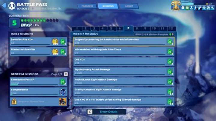 Brawlhalla Legends From Thera Weekly Mission