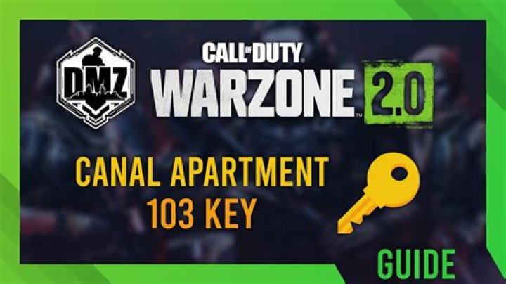 Canal Apartment 103 Location & Key DMZ Warzone 2