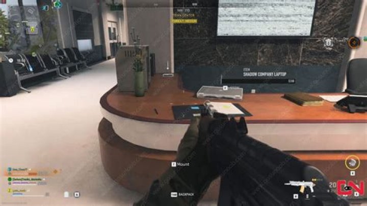 DMZ Shadow Company Intel, Laptop in Ashika Science Center Location