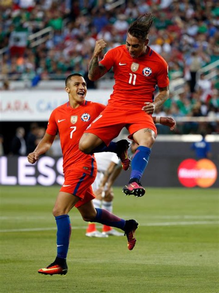 Eduardo Vargas scores 4 goals, defending champ Chile routs Mexico at Copa