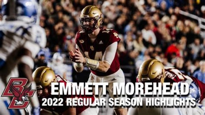 Emmett Morehead - College Football Quarterback - News, Stats, Bio and more