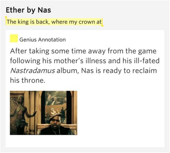 “Ether” by Nas