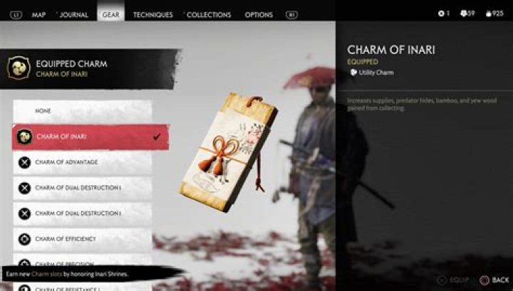 Ghost of Tshushima Charm of Inari