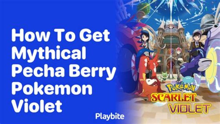 How to Get Mythical Pecha Berry Pokemon Scarlet and Violet