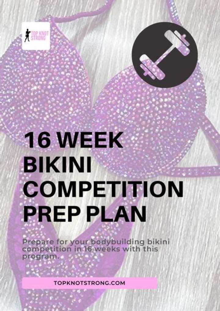 How to Prepare for a Bikini Competition