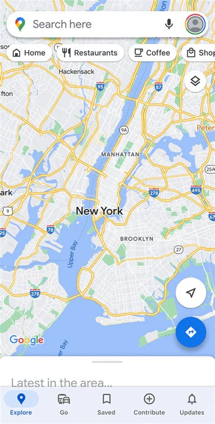 How to save a map for use offline in Google Maps