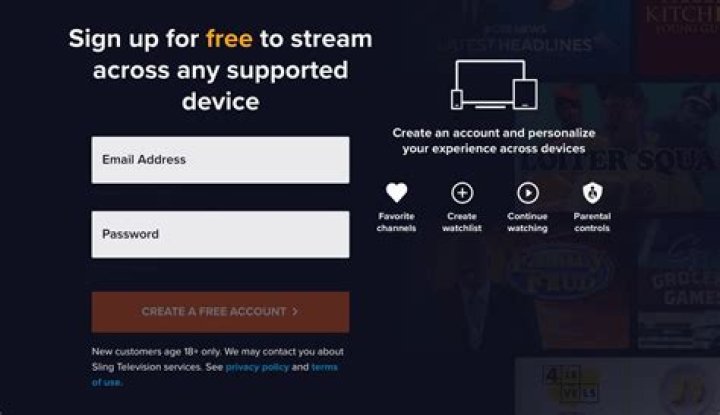 How to sign up for Sling