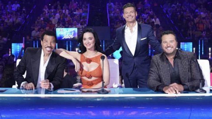 Katy Perry Wore a Sheer Orange Two-Piece Set Littered With a Trio of Keyhole Cutouts