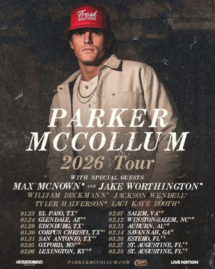 Parker McCollum Sets Tour Dates for Spring 2023