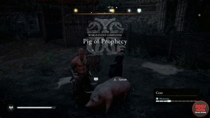 Pig of Prophecy Bug - Cent Mysteries AC Valhalla