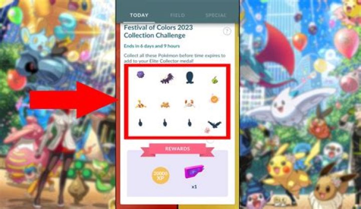 Pokemon GO Festival of Colors 2023 Collection Challenge