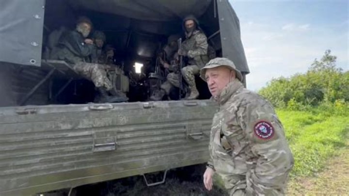 Prigozhin and Wagner Group forces seen leaving Russian military headquarters in Rostov-on-Don