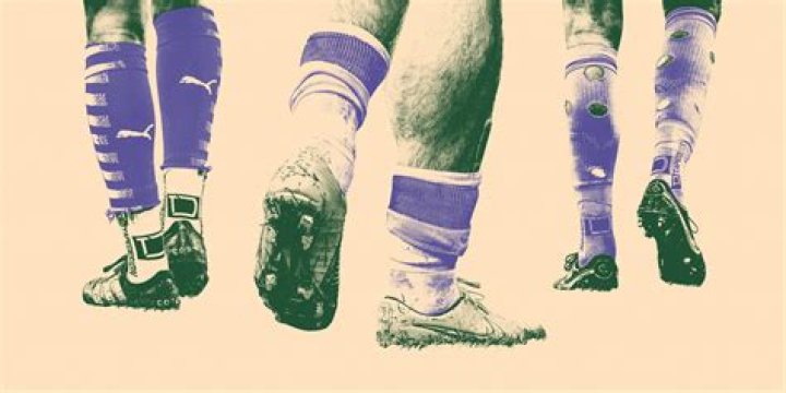 Pulled high, rolled low or butchered at the back: The art of the football sock