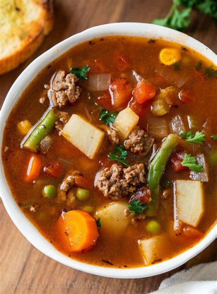 Quick Italian-Style Beef and Vegetable Soup | Recipe