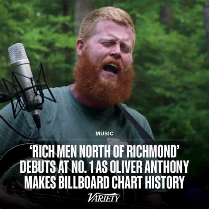 	‘Rich Men North of Richmond’ Debuts at No. 1 as Oliver Anthony Makes Billboard Chart History	