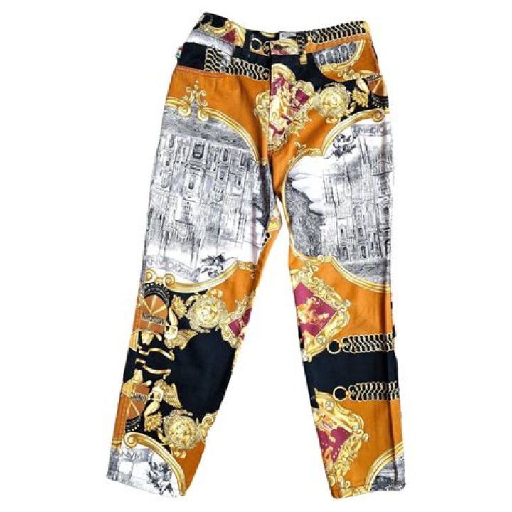 Rye Rye: Baroque Print Jeans