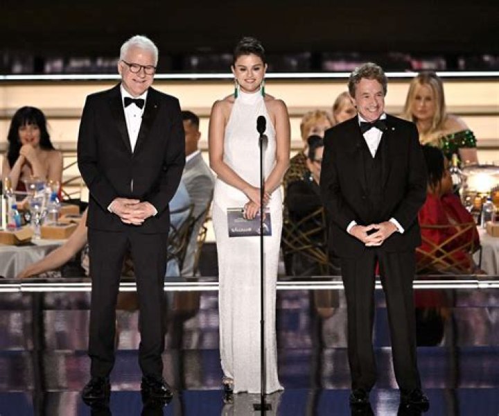 Selena Gomez Wore a Sheer, Oxblood Gown to the 2024 Emmys