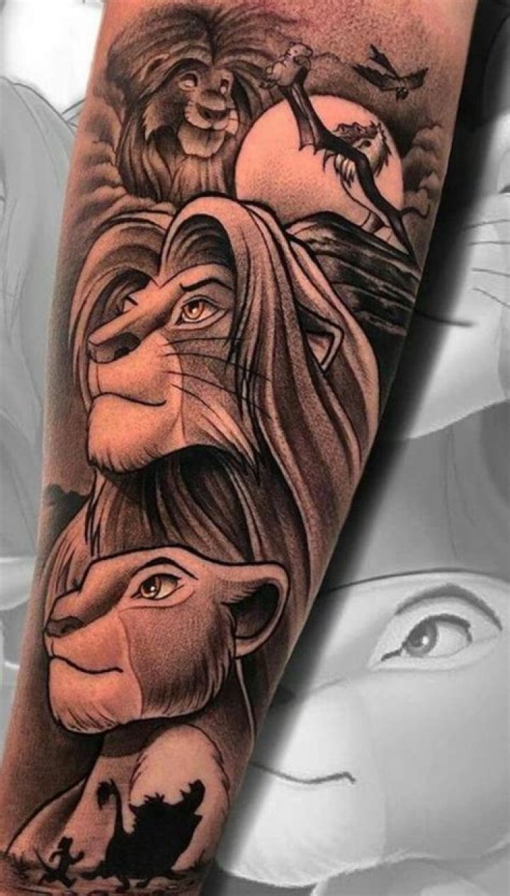 Tay Jardine's Lion King Tattoo