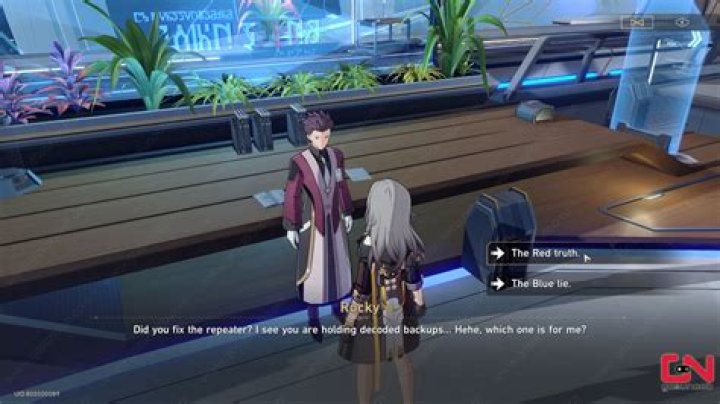 To The Faint Star Honkai Star Rail Red Truth or Blue Lie Rocky Choice