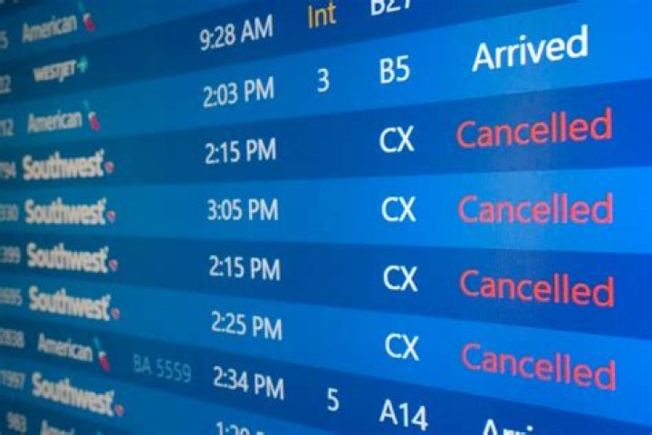 What caused Southwest Airlines flight cancellations and delays
