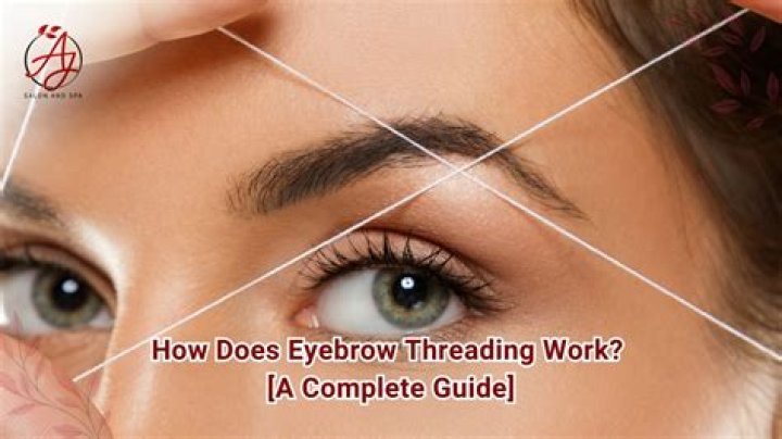 What is Threading of Eyebrows?