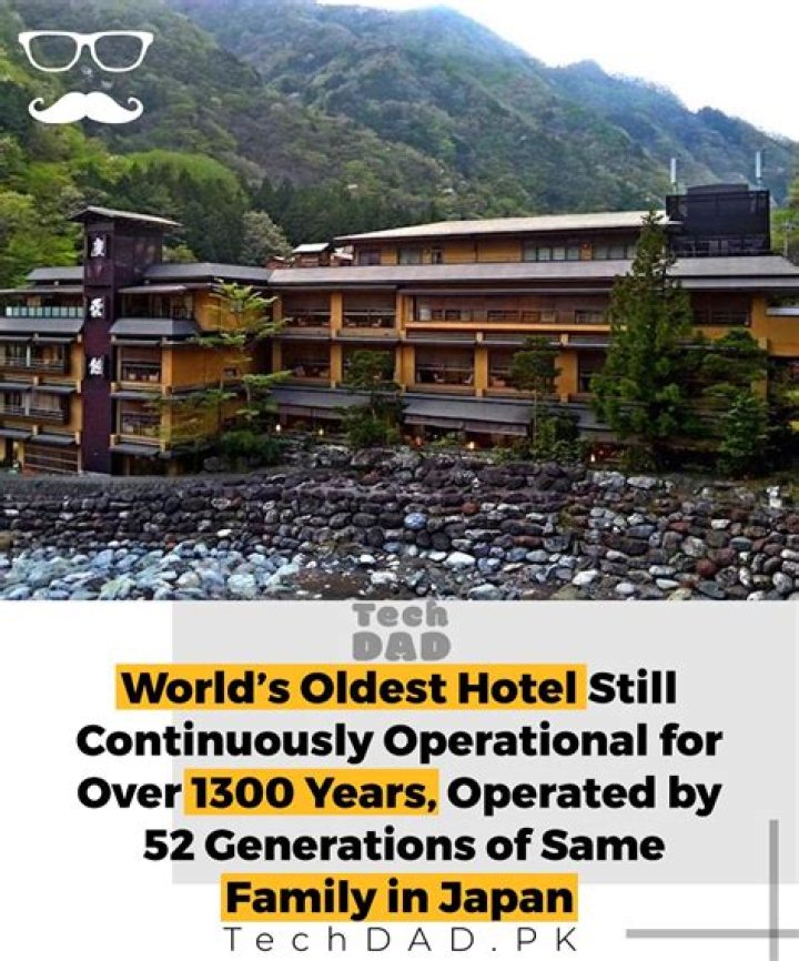 Which Hotel Was Opened in 705 AD?
