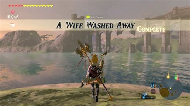 Zelda BoTW A Wife Washed Away Side Quest